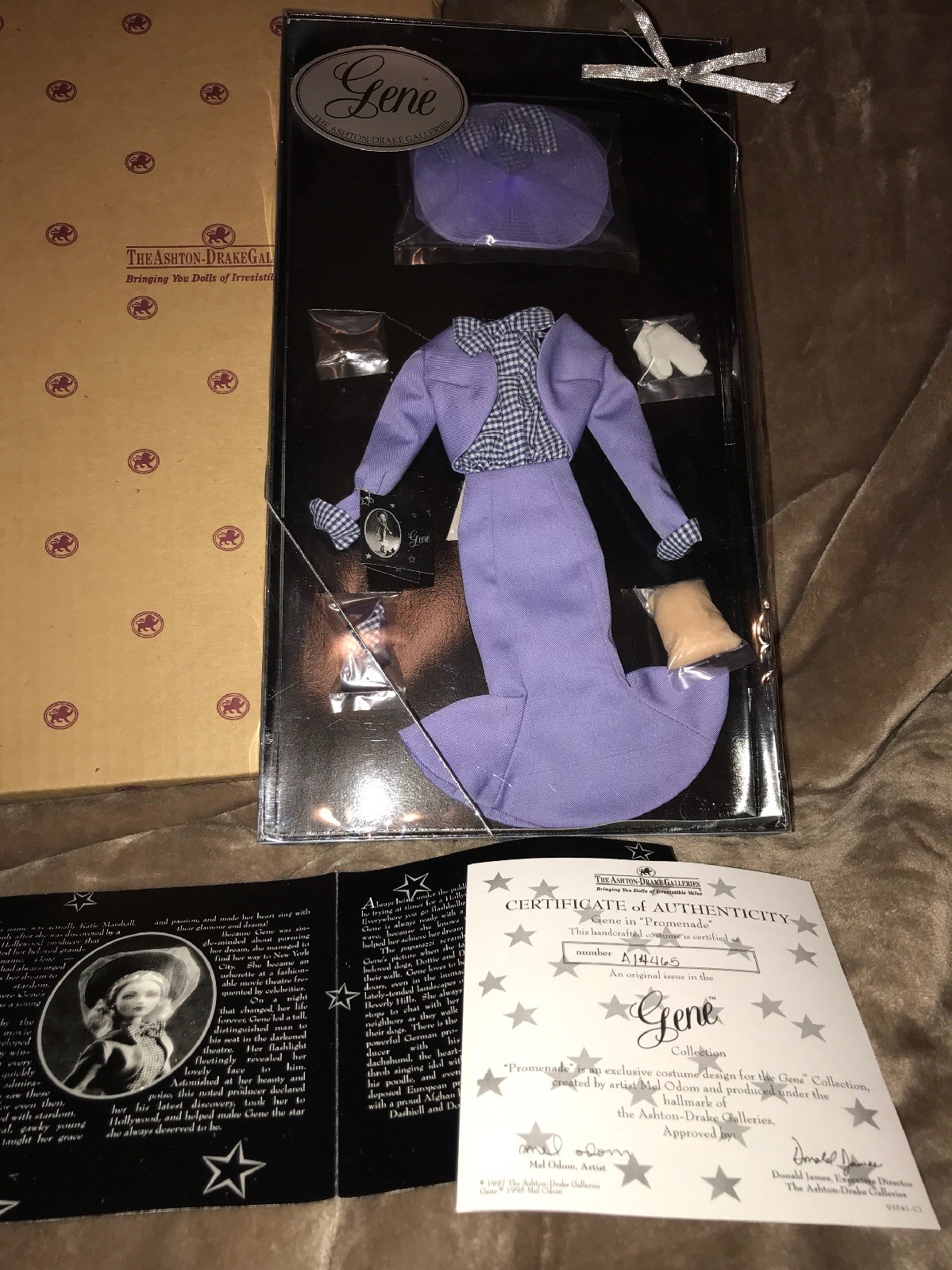 Ashton Drake Gene Promenade outfit nrfb