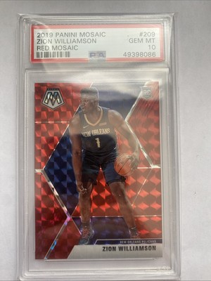 その他 2019 Mosaic Zion Williamson RC PSA10 Amazon.com: Zion Williamson Rookie Card 2019-20 Panini