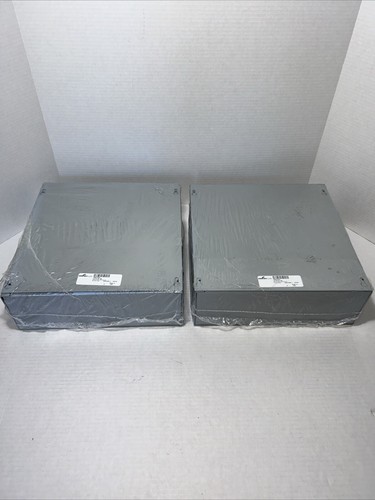 2) Cooper B-Line 12124 SC NK Junction Boxes 12” x 12” x 4” Screw Cover (2-PACK)