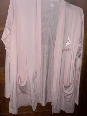 XL Disney Parks London Epcot Pink Mary Poppins Practically Perfect Cardigan NWT