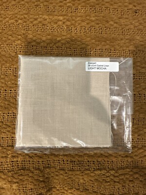 Zweigart CASHEL LINEN 28CT  9X9  LIGHT MOCHA