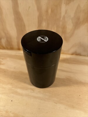 Black Coffeevac 1lb The Ultimate Vacuum Sealed Coffee Container Smell Proof Jar