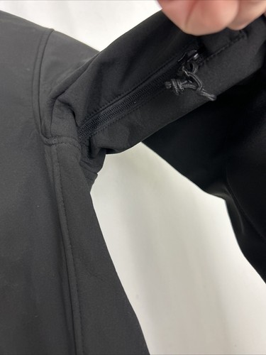 Rothco XL Tactical Jacket 9746 Black Full Zip Hooded Pockets Polyester