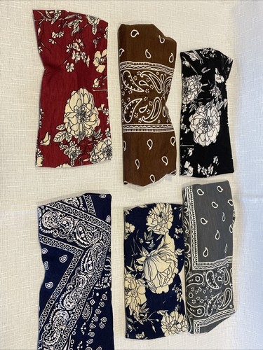 Achiou Headbands Six Multicolor Headbands