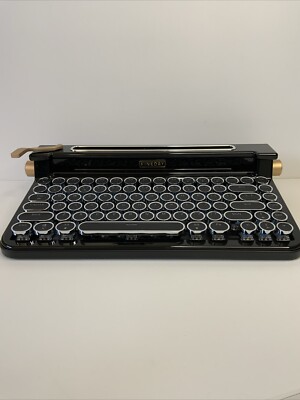 Fineday Wireless Keyboard, 3.0 Bluetooth, Retro Wireless Mechanical Typewriter