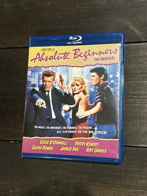 ABSOLUTE BEGINNERS Bluray 1986 Sandpiper David Bowie Musical - Tested