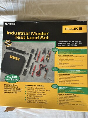 Fluke TLK289 Industrial Master Test Lead Set