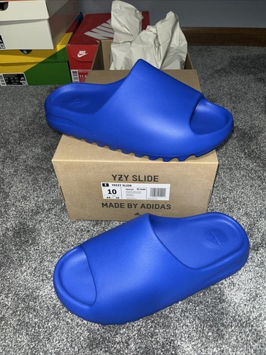 New Adidas Yeezy Slide Mens Size 10 Azure | eBay