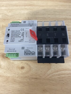 Dual Power Automatic Transfer Switch Electrical Changeover Switch 4P 100A 220V
