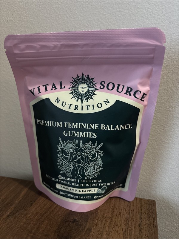 Vital Source Nutrition Premium Feminine Balance 60 Gummies Sealed EX