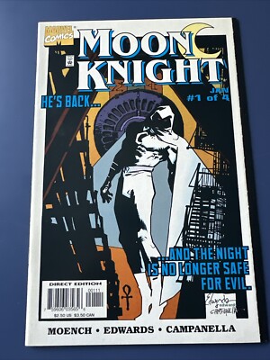 MOON KNIGHT #1 FOLD-OUT COVER | MARVEL MINI-SERIES  (1998) 