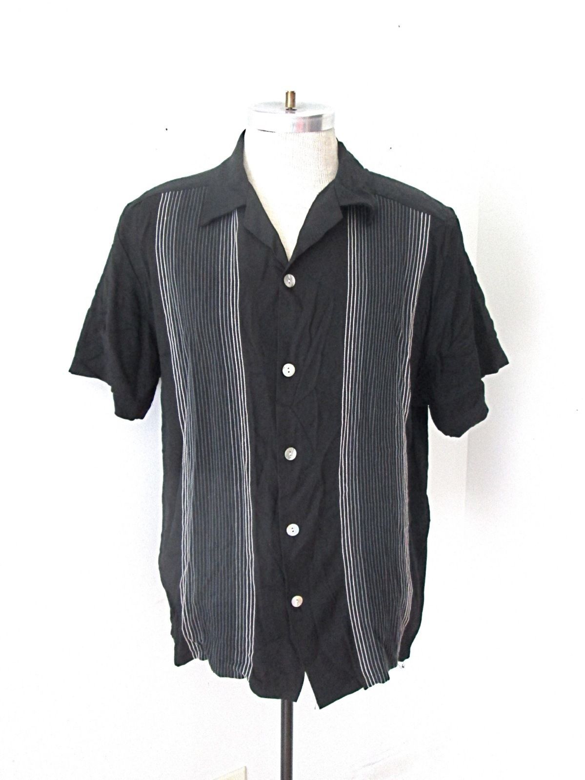 Camisas para hombre DaVinci informales a rayas con botones