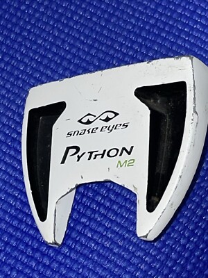 Snake Eyes Python M2 Putter Right Handed Mallet Putter Steel 34.5  Super Stroke