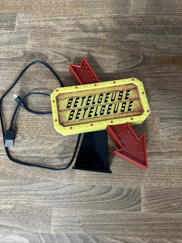Betelgeuse Standing LED Sign Desk Size