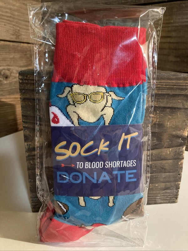 Sock It To Blood Shortages Donate Socks