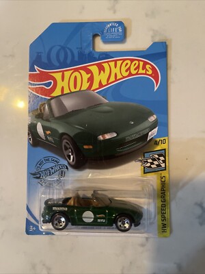 HOT WHEELS '91 MAZDA MX-5 MIATA, GREEN