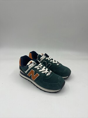 New Balance 574v2 Green Suede Shoes U574DI2 Men's Size 8-13