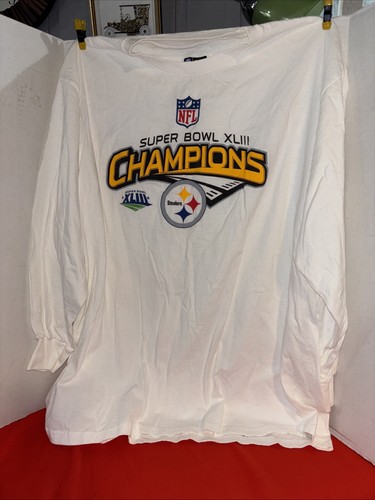 Adult 2XL Pittsburgh Steelers Super Bowl XLlll Champions