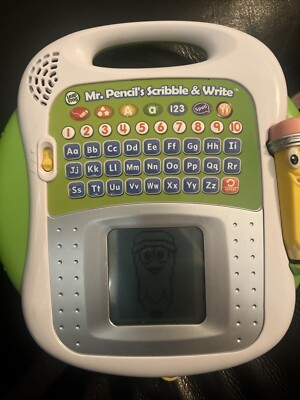 Kids Digital Art Tablet Leapfrog Mr. Pencil's Scribble And Write- TESTED! WORKS!