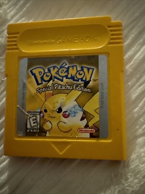 Pokemon Yellow Version - Nintendo GameBoy - Tested - Authentic