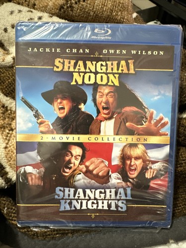Shanghai Noon / Shanghai Knights BLU RAY Rare Jackie Chan