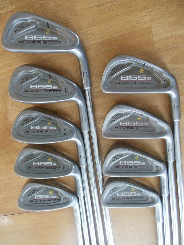 Tommy Armour 855s Silver Scot 3-GW Iron Set / Tour Step II Stiff Flex Steel Shft