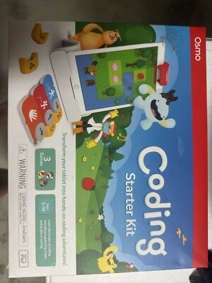 Osmo Coding Starter Kit for iPad 3 Learning Games Stem Toy