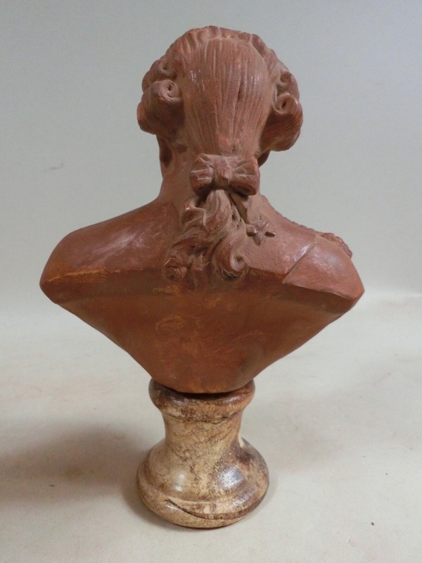 Pr Lg Louis XVI & Marie Antoinette Busts Faux Plinths French Grand Tour Interest