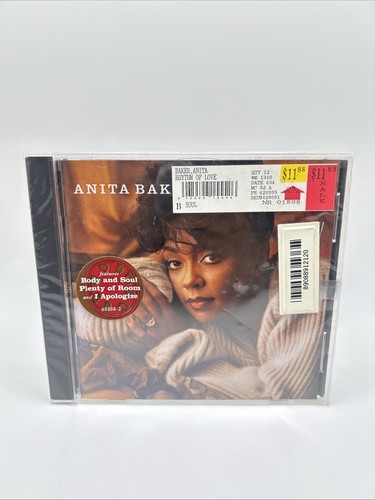 Rhythm of Love by Baker, Anita (CD, 1994) SEALED 75596155526