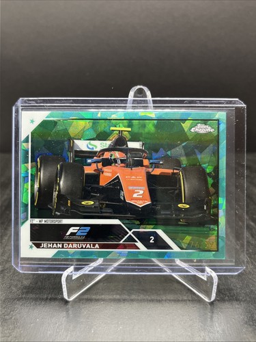 2023 Topps Chrome Sapphire Formula 1 F1 Jehan Daruvala Aqua