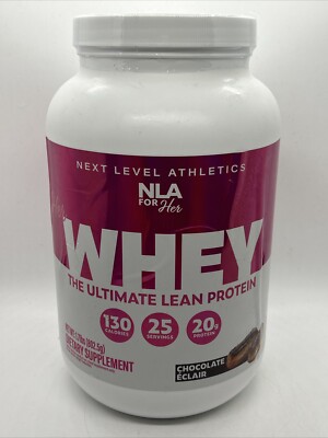 Her Whey (Chocolate Eclair) -1.7 lb tub-Whey Isolate for Women (25 Servings, ...