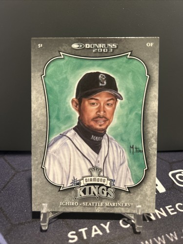 2003 Donruss Diamond Kings Ichiro Suzuki Seattle Mariners #6