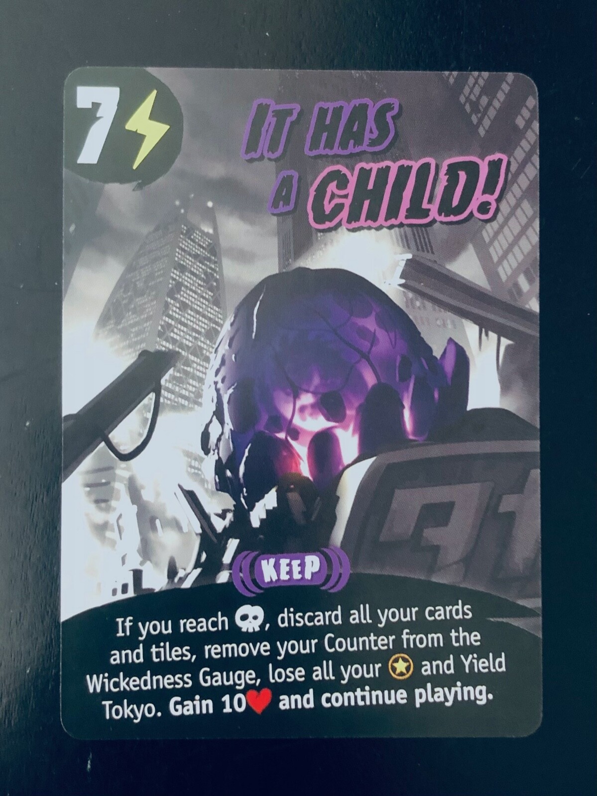 King Of Tokyo Dark Edition | It Has A Child! Power Card
