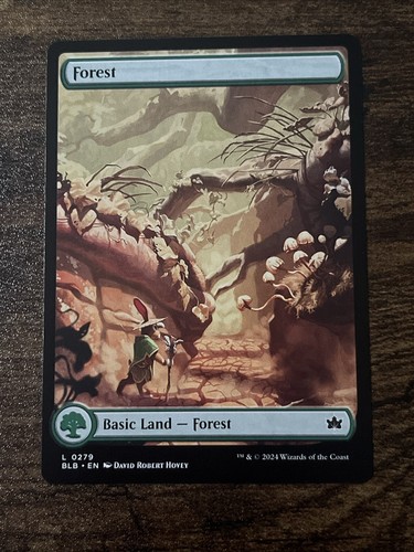 Forest 0279 Full Art Bloomburrow BLB MTG Magic The Gathering