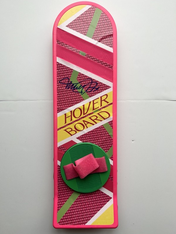 Michael J Fox signed hover board Back to the Future Part II auto BAS Beckett