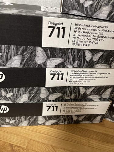 HP C1Q10A OEM HP 711 Genuine Ink Cartridge Printhead Replacement Kit PRE