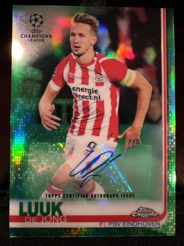99枚限定 シェフチェンコ 直筆サイン Topps Chrome UEFA Luke De Jong 2018-19 Topps Chrome UEFA /99 Auto | eBay