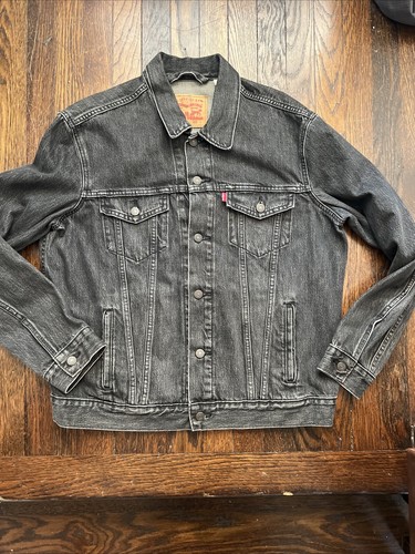 Vintage Levis Acid Wash Jacket Men L Stonewash Denim Trucker