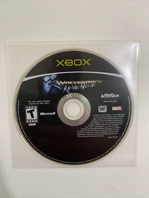 X2: Wolverine's Revenge (Microsoft Xbox, 2003) Disc Only!