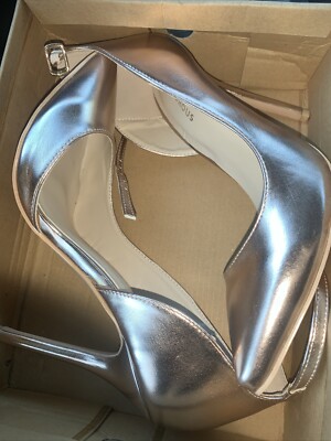 Glamorous Shoes Rose Gold Stilettos Size 9