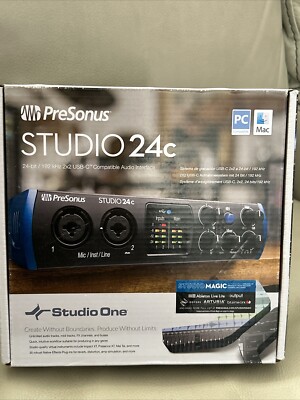 PreSonus Studio 24c 192 kHz USB-C Audio Interface