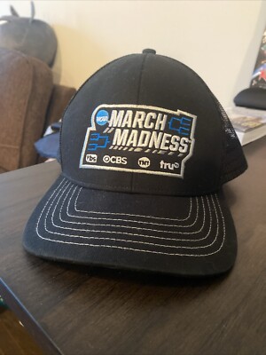 NCAA March Madness Basketball Adjustable Black Hat CBS Sports TBS TNT TruTv