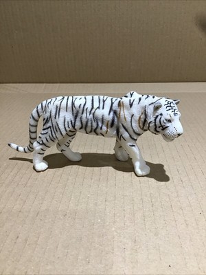 Papo White Bengal Tiger Big Cat Wildlife Animal Figure Retired