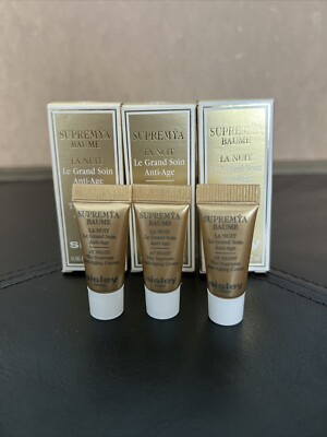Sisley Supremya Baume At Night The Supreme Anti-Aging Cream 2 ml Each Lot of 3
