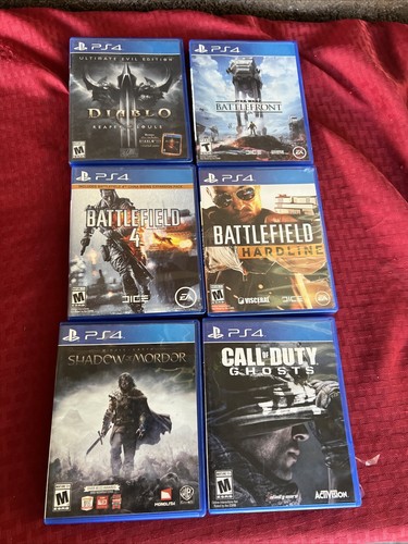 PS4ゲームセット 6本 Lot Set Of 6 PlayStation 4 Games | eBay