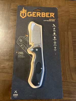 Gerber Asada -ONYX, Finger Flick, Clip Pocket Folding Knife