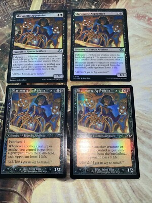 4x Marionette Apprentice Foil - Modern Horizons 3 - Magic The Gathering MTG