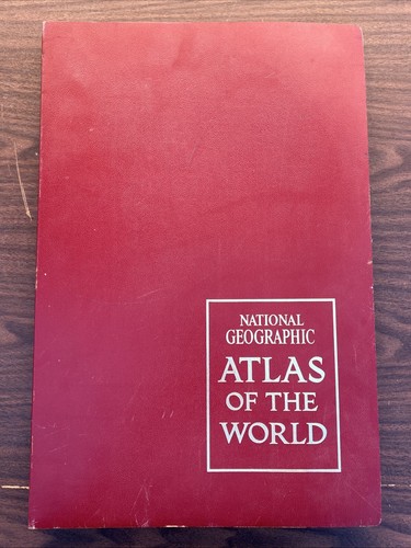 Vintage National Geographic Atlas of the World 1963 Enlarged