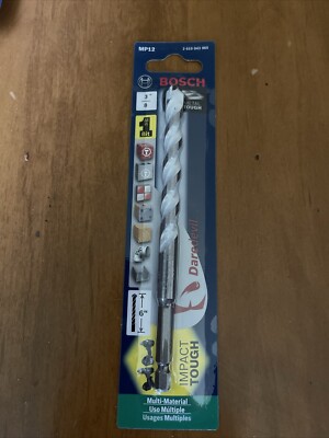 Bosch Daredevil MP12 Drill Bit - 3/8'' x 6'' - Multiple Use-Multi-Material