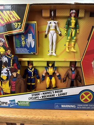 Hasbro - Marvel Studios - X-Men  97 Epic Hero Action Figures 5-Pack Brand New